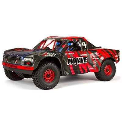 Afbeelding van ARRMA Mojave ARA7604V2T2 RC Truck 1/7 6S V2 4WD BLX Desert met spectrum bedrijf (Ready to Run), rood/zwart