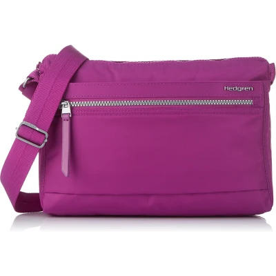 Afbeelding van Hedgren Schoudertas Inner City Eye Shoulder Bag RFID Creased Black Zwart