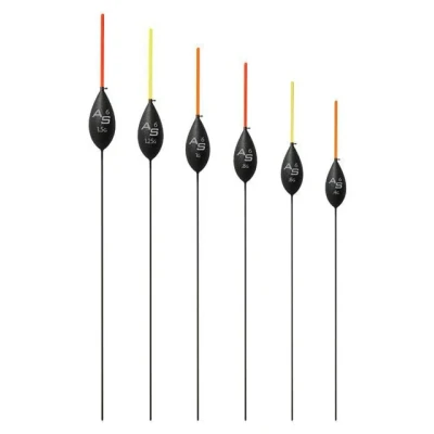 Afbeelding van Drennan AS 6 Pole Float (10 Stuks) Dobber 1.50g 10 Stuks (9 Rode en 1 Gele Antenne)