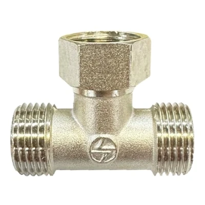 Afbeelding van T stuk Connector SENRISE 1/2&quot; 3 weg slangconnector vorm gelijke pijpaansluitfittingen voor waterpijp adapter/koppeling (type B)