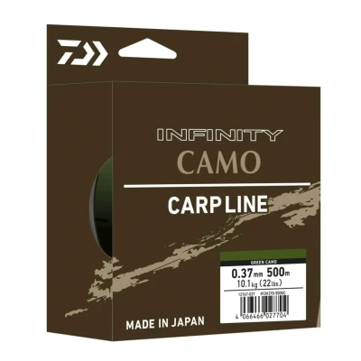 Afbeelding van Daiwa Infinity Camo Nylon vislijn 0.30mm 6.9kg (500m)