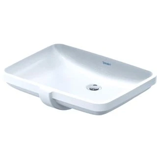 Afbeelding van Duravit No.1 inbouwwastafel 55x40x16cm inbouw Hoogglans Wit
