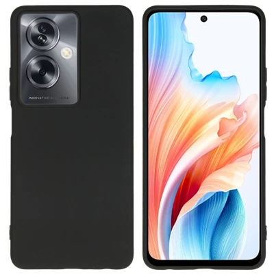 Afbeelding van Oppo A79 Hoesje Siliconen en TPU (zacht) imoshion Backcover/Softcase Zwart Telefoonhoesje