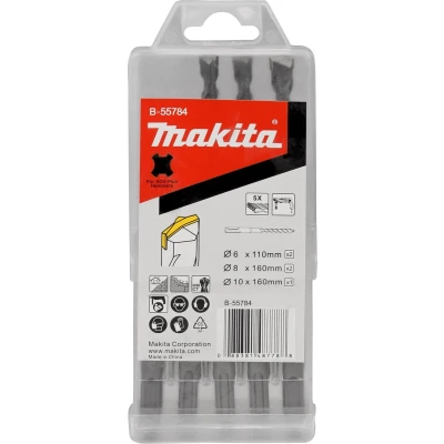 Afbeelding van Makita Borenset 5 Delig Sds Plus B 55784