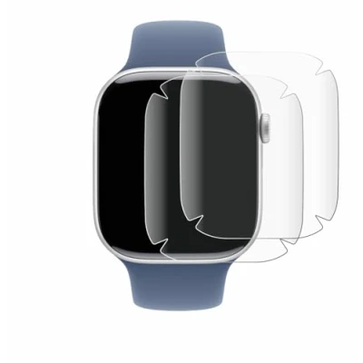 Afbeelding van BROTECT Full Cover Screen Protector voor Apple Watch series 10 (46 mm) (2 Stuks) Schermbeschermer, 3D Curved
