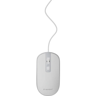 Afbeelding van Gembird MUS 4B 06 WS muis Ambidextrous USB Type A Optisch 1200 DPI