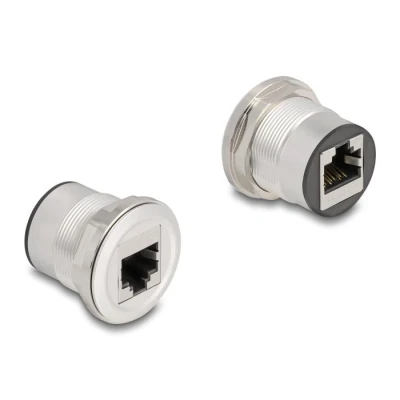 Afbeelding van Delock RJ45 Einbaubuchse Kupplung Cat.6 STP Aluminium HQ products