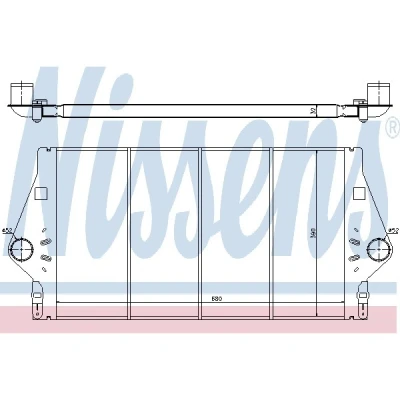 Afbeelding van Nissens Interkoeler 96779