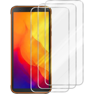 Afbeelding van Cadorabo 3x Screenprotector geschikt voor Blackview BV6300 PRO Beschermende Pantser Film in KRISTALHELDER Getemperd (Tempered) Display beschermend glas 9H hardheid met 3D Touch