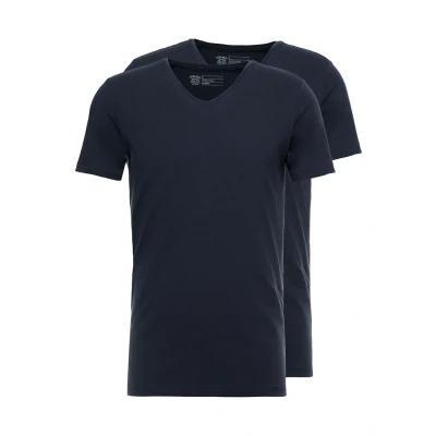 Afbeelding van Petrol Industries 2 PACK Tshirt basic, Heren, Maat: Small, Deep navy