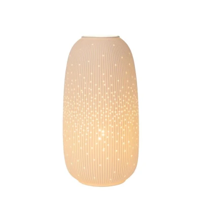 Afbeelding van Lucide FLORES Tafellamp Ø 17,5 cm 1xE14 Wit