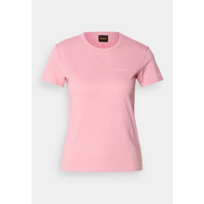 Afbeelding van BOSS ESLA Tshirt basic, Dames, Maat: Large, Open purple