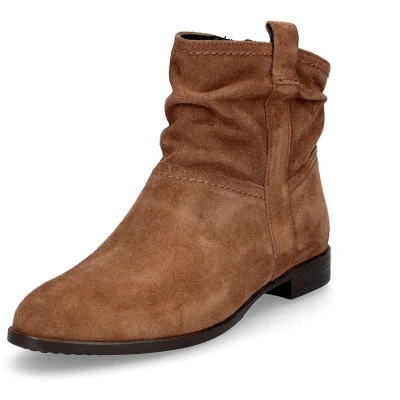 Afbeelding van Tamaris Korte laarzen, Dames, Maat: 38, Cognac Leer
