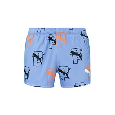 Afbeelding van Puma SWIM MEN Print CAT LOGO Zwemshorts, Heren, Maat: Small, Elektro combo