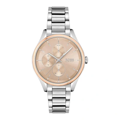 Afbeelding van Hugo Boss Grand Course dameshorloge Zilverkleurig 1502604
