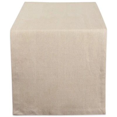 Afbeelding van DII Natuurlijke massieve Chambray Tafelloper, 14x72