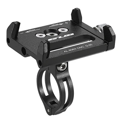 Afbeelding van Lixada Mountian fiets telefoonhouder universeel verstelbaar voor 3,6 6,2 inch elektronische apparaten (zwart)