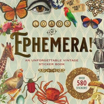 Afbeelding van Loads of Ephemera Sticker Book: An Unforgettable Vintage Book