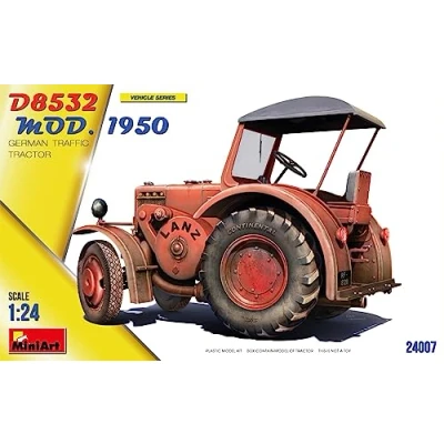 Afbeelding van Mini Art 24007 1:24 Tractor D8532 Mod.1950 getrouwe reproductie, gereduceerd model, plastic kit, knutselen, hobby, collage, modelset, om te monteren, niet gelakt