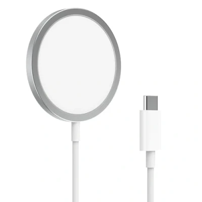 Afbeelding van Magnetische draadloze oplader voor iPhone 16/16 Plus/16 Pro/16 Pro Max/15/15 Plus/15 Pro/15 Max, 15W USB C Snelle MagSafe Oplaadkabel 1M 16/15/14/13/12 Serie en AirPods 3/2/Pro