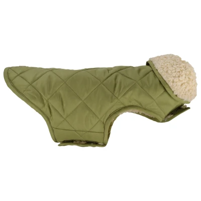 Afbeelding van Flamingo Hondenjas Bonnie groen maat 35 cm (A: cm, B: 34 38 C: 50 54 cm) ideaal voor chihuahua, teckel, shih tzu, mopshond en Cavalier King Charles