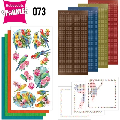 Afbeelding van Sparkles Set 73 Amy Design Parrot