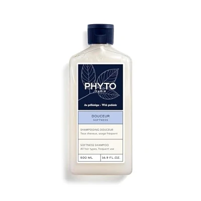 Afbeelding van Phyto Douceur Softness Shampoo 500ml Voor Alle Haartypen Zonder Siliconen