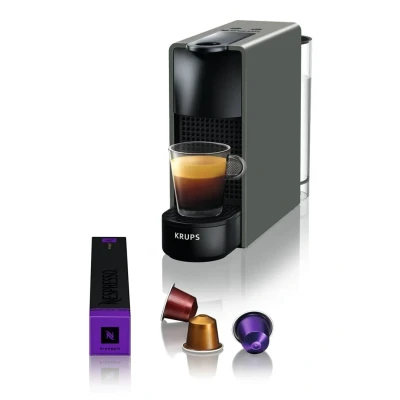 Afbeelding van Krups Essenza Mini Nespresso machine XN110B Antraciet