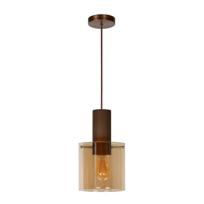 Afbeelding van Lucide TOLEDO Hanglamp Ø 20 cm 1xE27 Amber