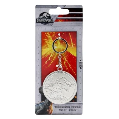 Afbeelding van Jurassic World 75452 Metalen sleutelhanger met reliëf op backercard, 7,5 x 0,5 17,5 cm, kleurrijk