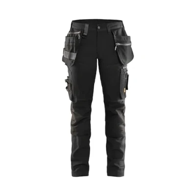 Afbeelding van Blaklader Dames werkbroek met stretch 7115 1343 Zwart C40