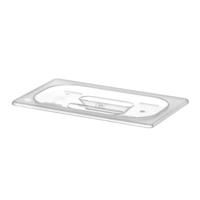 Afbeelding van HENDI Gastronorm deksel, voor GN containers polycarbonaat, temperatuurbestendig van 40 tot 110C, vaatwasmachinebestendig, stapelbaar, geur en smaakloos, 1/4, 265x162mm, polycarbonaat
