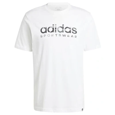 Afbeelding van adidas Heren CAMO LINEAR GRAPHIC TEE, silver pebble, L