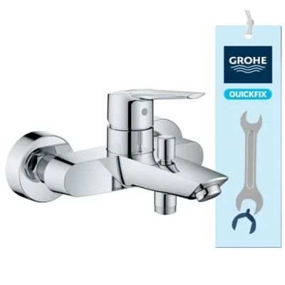 Afbeelding van GROHE Eengreeps bad /douchemengkraan wandmontage