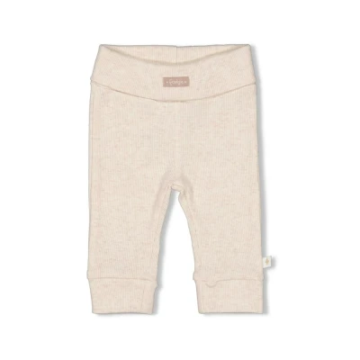 Afbeelding van Feetje Broek FECAPR24 Rib The Magic Is In You Offwhite Melange Maat 68
