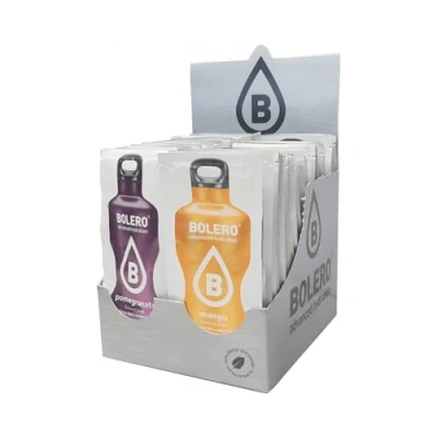 Afbeelding van Bolero Instant limonade zakjes Proefpakket 58 smaken (suikervrij/stevia)