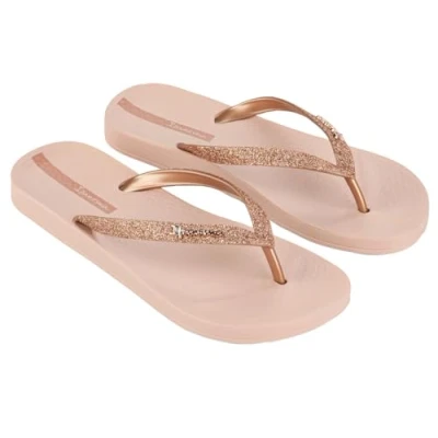 Afbeelding van Ipanema Anatomic Lolita teenslippers met glitters lichtroze