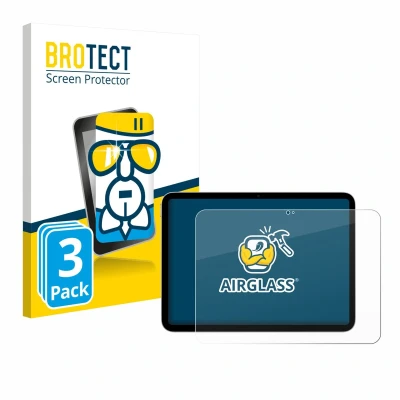 Afbeelding van BROTECT Screenprotector voor Apple iPad 11&quot; WiFi 2025 (11. Gen.) Folie Beschermfolie Beschermglas transparant (3 Stuks)