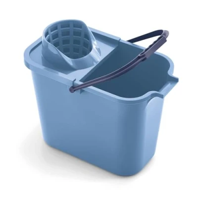 Afbeelding van Mery, blauw 0111.31 emmer rechthoekig 12 liter met uitwringer, polypropyleen, 23 x 37 29 cm, cm
