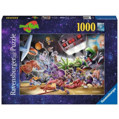 Afbeelding van Ravensburger Puzzel 1000 stukjes licenties Space Jam Final Dunk
