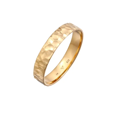 Afbeelding van Kuzzoi Basic Ring goldcoloured, Maat: 56, Gold coloured