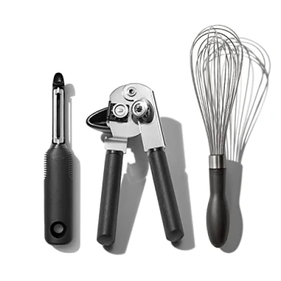 Afbeelding van OXO Good Grips 3 delige set keukengerei voor alledaags gebruik