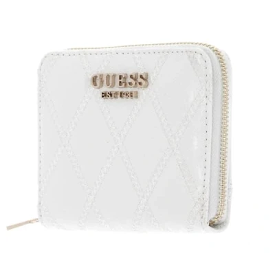 Afbeelding van GUESS Adi SLG Zip Around Wallet S White