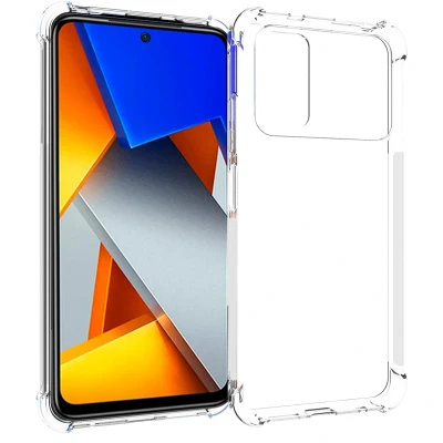 Afbeelding van Xiaomi Poco M4 Pro 5G Hoesje Siliconen en TPU (zacht) iMoshion Softcase/Backcover Transparant Telefoonhoesje