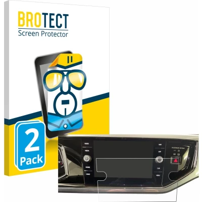 Afbeelding van BROTECT Screenprotector voor Volkswagen Polo VI Ready 2 Discover 8&quot; Folie Beschermfolie transparant (2 Stuks)