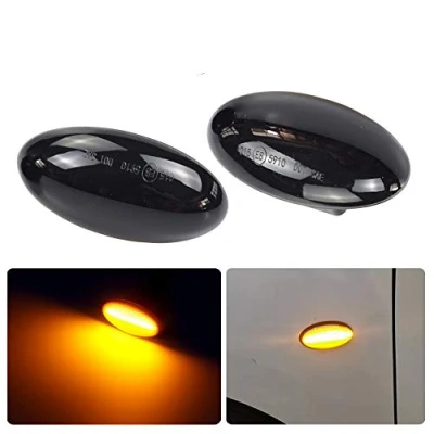 Afbeelding van Hacreyatu 2 x LED dynamische zijknipperlichten met P eugeot Expert Partner 107 1007 108 206 301 307 407 607 C itroen C1 C2 C3 C5 C6 Xsara Picasso Berlingo Jumpy