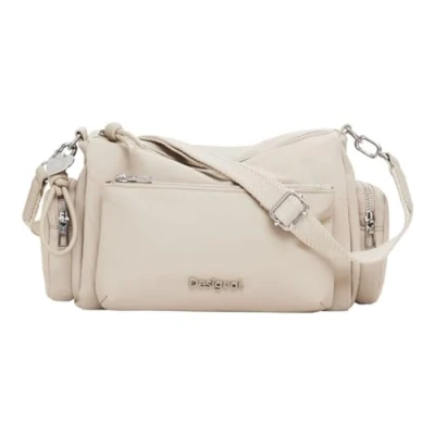 Afbeelding van Desigual Handtas, Dames, Maat: One Size, Beige