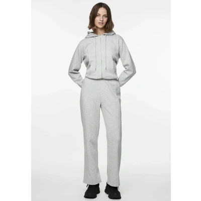 Afbeelding van Bestseller A/S Pcchilli Hw Wide Sweat Pants Noos Bc broek voor dames, lichtgrijs gem., XS