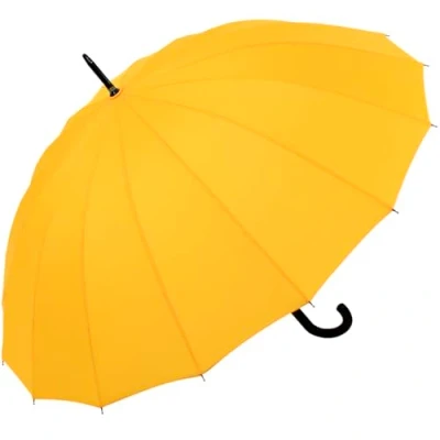 Afbeelding van iX brella Long hoogwaardige paraplu 16 delig met automatisch stormbestendig, donkerrood, 100 cm,