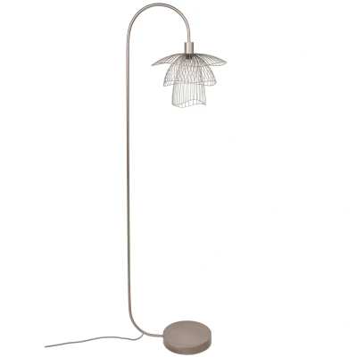 Afbeelding van Forestier Papillon vloerlamp metallic taupe